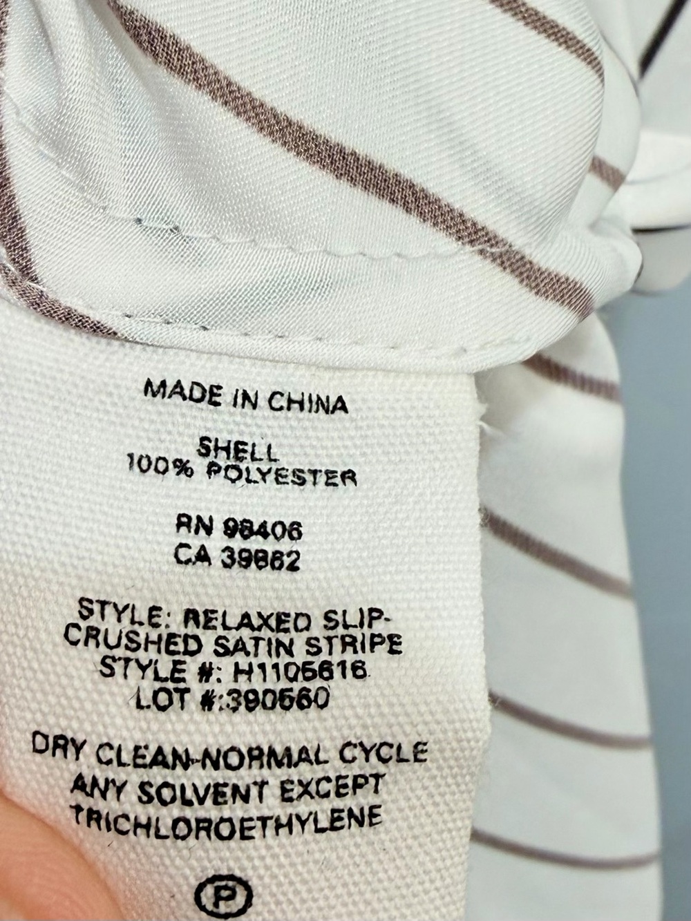 Theory Relaxed Slip Crushed Satin Stripe Maxi Dress White Black Minimalist Sz 0 - Picture 8 of 12